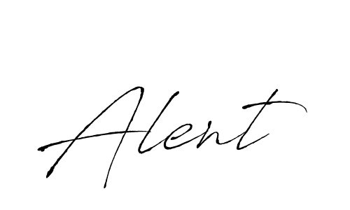 How to make Alent name signature. Use Antro_Vectra style for creating short signs online. This is the latest handwritten sign. Alent signature style 6 images and pictures png