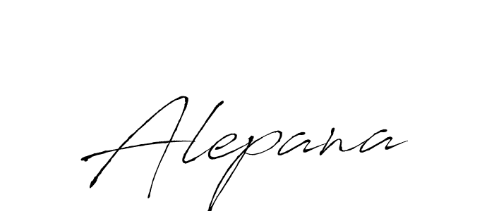 Make a beautiful signature design for name Alepana. With this signature (Antro_Vectra) style, you can create a handwritten signature for free. Alepana signature style 6 images and pictures png