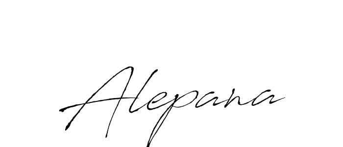 Make a beautiful signature design for name Alepana. With this signature (Antro_Vectra) style, you can create a handwritten signature for free. Alepana signature style 6 images and pictures png