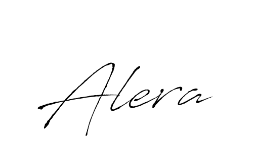 Use a signature maker to create a handwritten signature online. With this signature software, you can design (Antro_Vectra) your own signature for name Alera. Alera signature style 6 images and pictures png