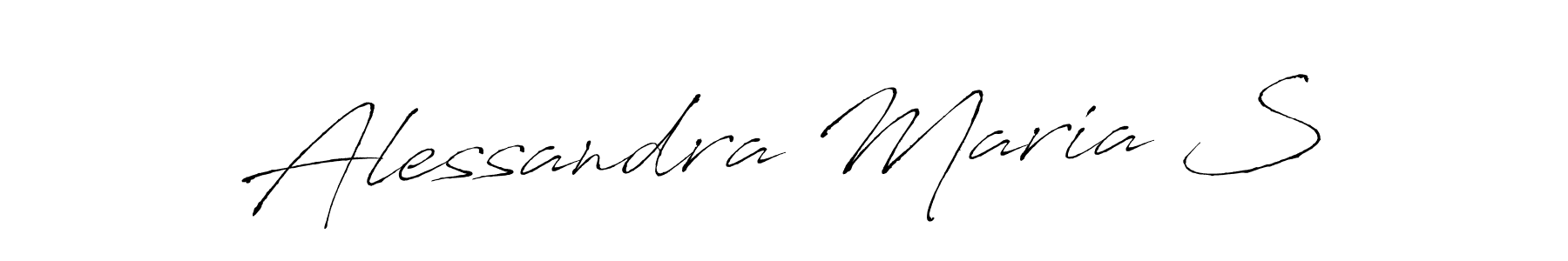 How to make Alessandra Maria S signature? Antro_Vectra is a professional autograph style. Create handwritten signature for Alessandra Maria S name. Alessandra Maria S signature style 6 images and pictures png