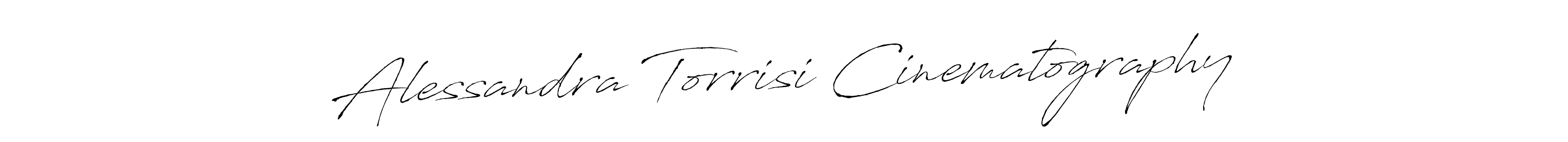 How to make Alessandra Torrisi Cinematography name signature. Use Antro_Vectra style for creating short signs online. This is the latest handwritten sign. Alessandra Torrisi Cinematography signature style 6 images and pictures png