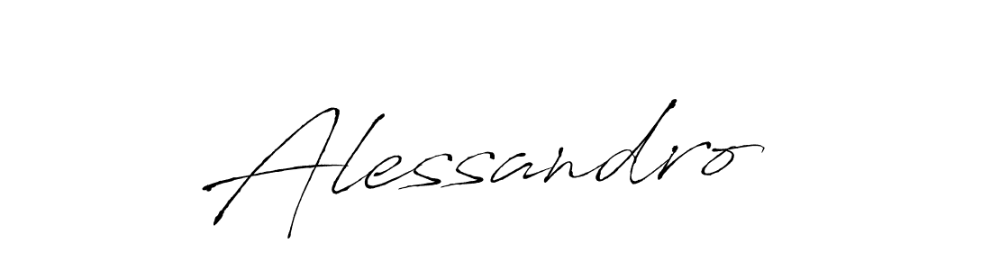 Design your own signature with our free online signature maker. With this signature software, you can create a handwritten (Antro_Vectra) signature for name Alessandro . Alessandro  signature style 6 images and pictures png