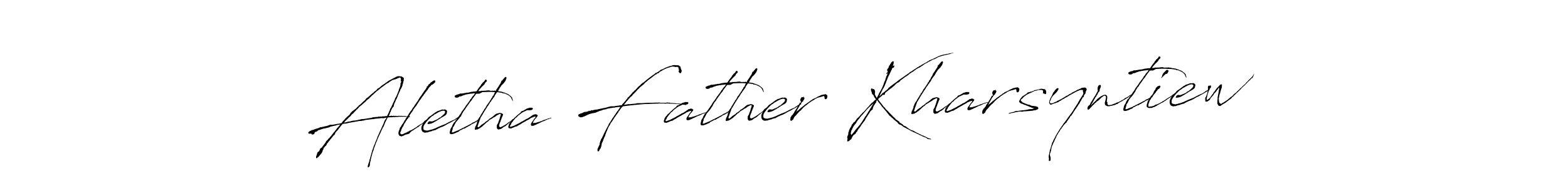 How to make Aletha Father Kharsyntiew signature? Antro_Vectra is a professional autograph style. Create handwritten signature for Aletha Father Kharsyntiew name. Aletha Father Kharsyntiew signature style 6 images and pictures png