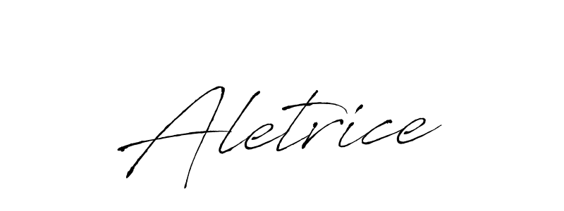 Aletrice stylish signature style. Best Handwritten Sign (Antro_Vectra) for my name. Handwritten Signature Collection Ideas for my name Aletrice. Aletrice signature style 6 images and pictures png
