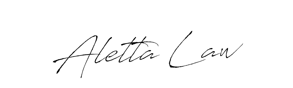 Also You can easily find your signature by using the search form. We will create Aletta Law name handwritten signature images for you free of cost using Antro_Vectra sign style. Aletta Law signature style 6 images and pictures png