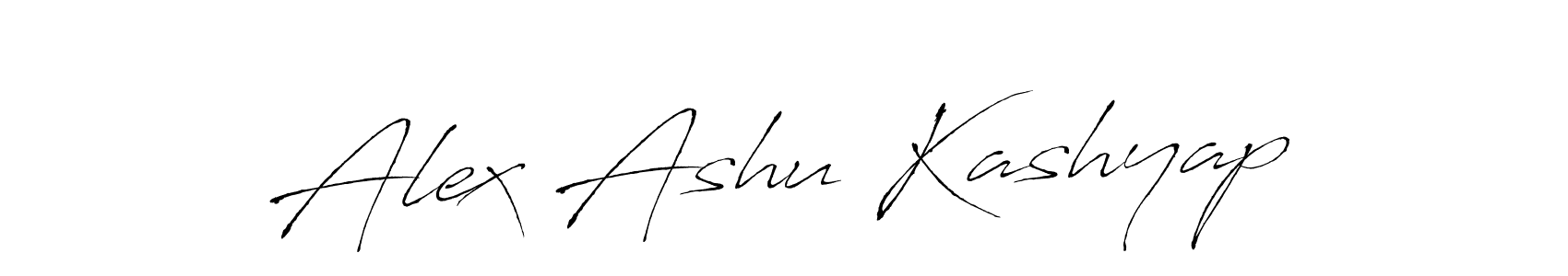 Make a beautiful signature design for name Alex Ashu Kashyap. Use this online signature maker to create a handwritten signature for free. Alex Ashu Kashyap signature style 6 images and pictures png