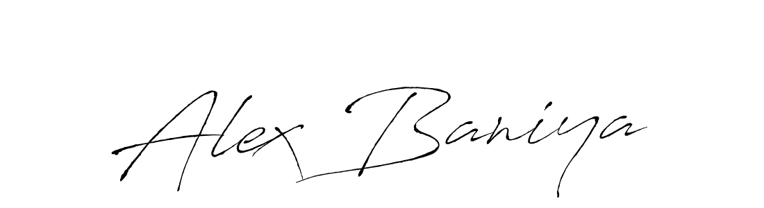 Make a beautiful signature design for name Alex Baniya. Use this online signature maker to create a handwritten signature for free. Alex Baniya signature style 6 images and pictures png