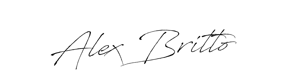 Also we have Alex Britto name is the best signature style. Create professional handwritten signature collection using Antro_Vectra autograph style. Alex Britto signature style 6 images and pictures png