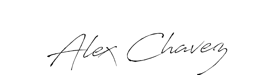 Alex Chavez stylish signature style. Best Handwritten Sign (Antro_Vectra) for my name. Handwritten Signature Collection Ideas for my name Alex Chavez. Alex Chavez signature style 6 images and pictures png