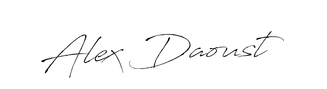 Also You can easily find your signature by using the search form. We will create Alex Daoust name handwritten signature images for you free of cost using Antro_Vectra sign style. Alex Daoust signature style 6 images and pictures png