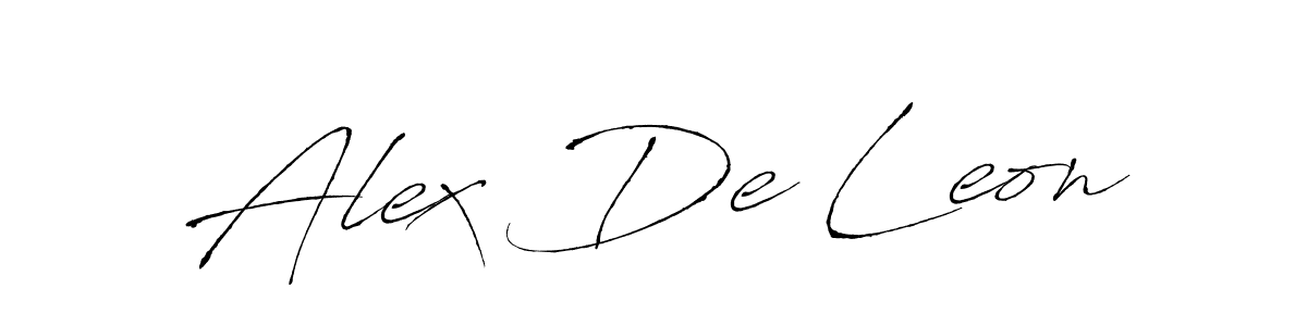 Create a beautiful signature design for name Alex De Leon. With this signature (Antro_Vectra) fonts, you can make a handwritten signature for free. Alex De Leon signature style 6 images and pictures png