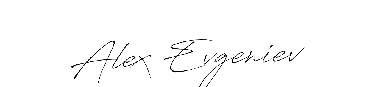 Antro_Vectra is a professional signature style that is perfect for those who want to add a touch of class to their signature. It is also a great choice for those who want to make their signature more unique. Get Alex Evgeniev name to fancy signature for free. Alex Evgeniev signature style 6 images and pictures png