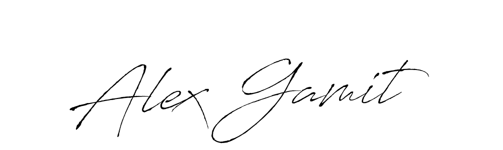 Alex Gamit stylish signature style. Best Handwritten Sign (Antro_Vectra) for my name. Handwritten Signature Collection Ideas for my name Alex Gamit. Alex Gamit signature style 6 images and pictures png