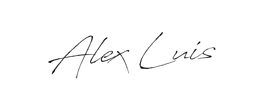 You should practise on your own different ways (Antro_Vectra) to write your name (Alex Luis) in signature. don't let someone else do it for you. Alex Luis signature style 6 images and pictures png