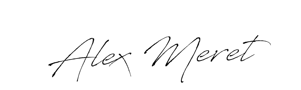 Make a beautiful signature design for name Alex Meret. With this signature (Antro_Vectra) style, you can create a handwritten signature for free. Alex Meret signature style 6 images and pictures png