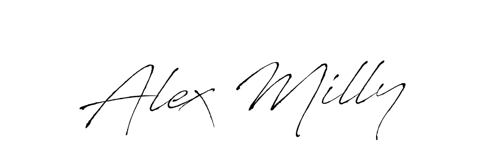 Here are the top 10 professional signature styles for the name Alex Milly. These are the best autograph styles you can use for your name. Alex Milly signature style 6 images and pictures png