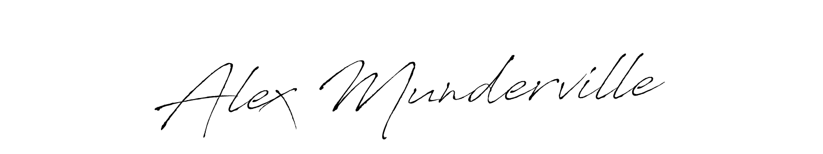 Make a short Alex Munderville signature style. Manage your documents anywhere anytime using Antro_Vectra. Create and add eSignatures, submit forms, share and send files easily. Alex Munderville signature style 6 images and pictures png