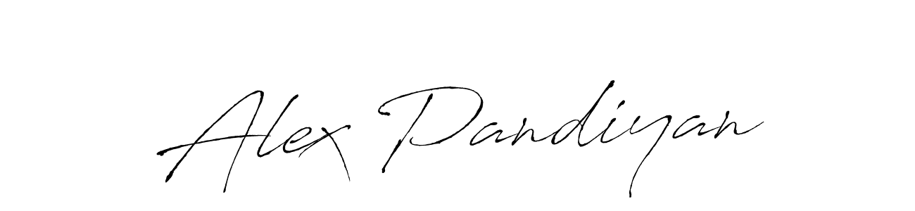 The best way (Antro_Vectra) to make a short signature is to pick only two or three words in your name. The name Alex Pandiyan include a total of six letters. For converting this name. Alex Pandiyan signature style 6 images and pictures png