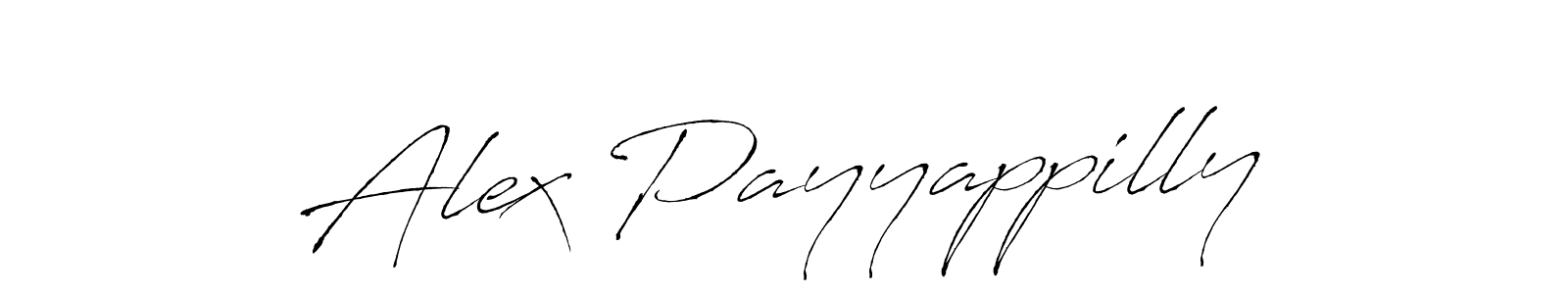 The best way (Antro_Vectra) to make a short signature is to pick only two or three words in your name. The name Alex Payyappilly include a total of six letters. For converting this name. Alex Payyappilly signature style 6 images and pictures png