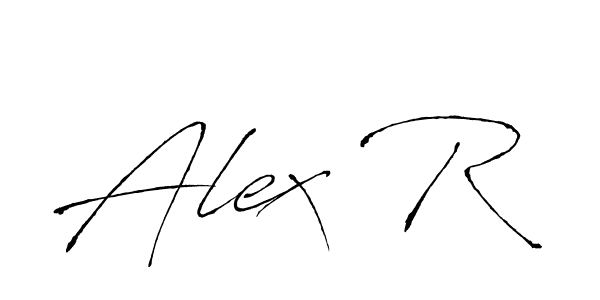 The best way (Antro_Vectra) to make a short signature is to pick only two or three words in your name. The name Alex R include a total of six letters. For converting this name. Alex R signature style 6 images and pictures png
