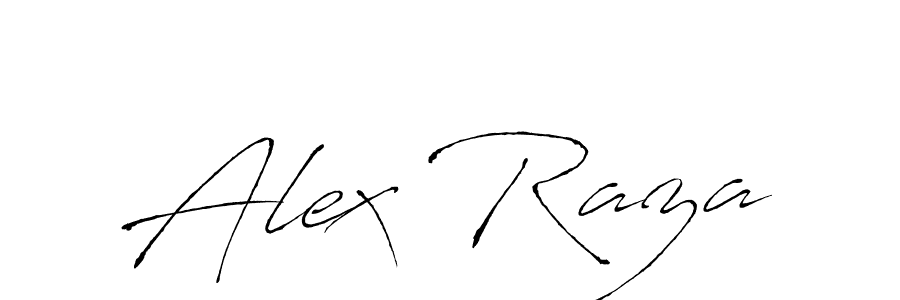 Use a signature maker to create a handwritten signature online. With this signature software, you can design (Antro_Vectra) your own signature for name Alex Raza. Alex Raza signature style 6 images and pictures png