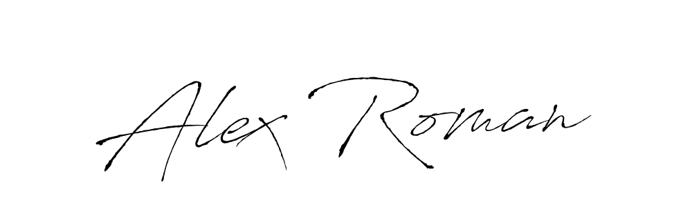 The best way (Antro_Vectra) to make a short signature is to pick only two or three words in your name. The name Alex Roman include a total of six letters. For converting this name. Alex Roman signature style 6 images and pictures png