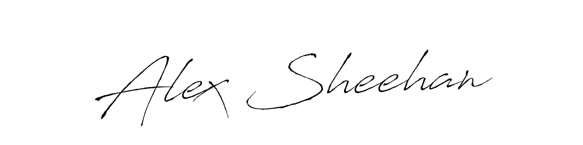 The best way (Antro_Vectra) to make a short signature is to pick only two or three words in your name. The name Alex Sheehan include a total of six letters. For converting this name. Alex Sheehan signature style 6 images and pictures png
