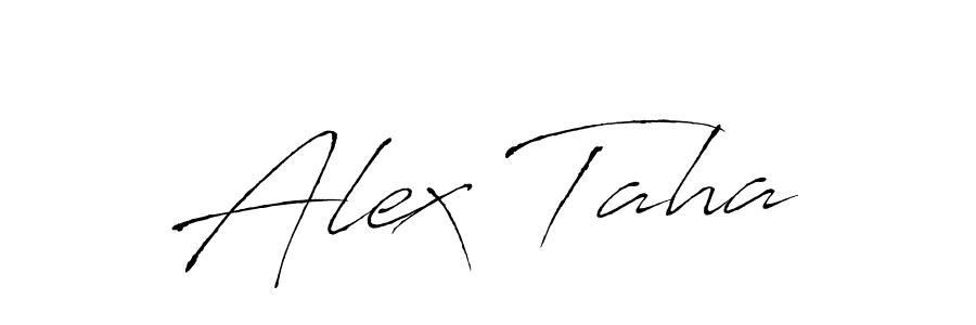 Make a beautiful signature design for name Alex Taha. Use this online signature maker to create a handwritten signature for free. Alex Taha signature style 6 images and pictures png