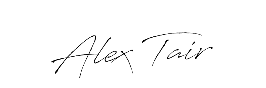 Create a beautiful signature design for name Alex Tair. With this signature (Antro_Vectra) fonts, you can make a handwritten signature for free. Alex Tair signature style 6 images and pictures png