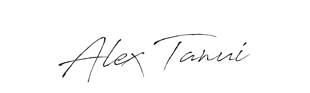 How to make Alex Tanui signature? Antro_Vectra is a professional autograph style. Create handwritten signature for Alex Tanui name. Alex Tanui signature style 6 images and pictures png