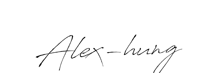 Similarly Antro_Vectra is the best handwritten signature design. Signature creator online .You can use it as an online autograph creator for name Alex-hung. Alex-hung signature style 6 images and pictures png