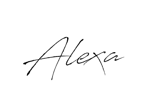 Alexa stylish signature style. Best Handwritten Sign (Antro_Vectra) for my name. Handwritten Signature Collection Ideas for my name Alexa. Alexa signature style 6 images and pictures png