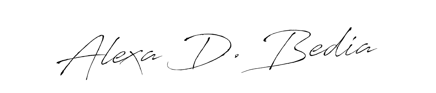 See photos of Alexa D. Bedia official signature by Spectra . Check more albums & portfolios. Read reviews & check more about Antro_Vectra font. Alexa D. Bedia signature style 6 images and pictures png