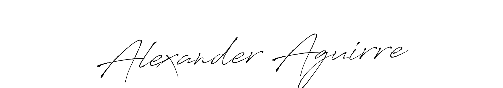 It looks lik you need a new signature style for name Alexander Aguirre. Design unique handwritten (Antro_Vectra) signature with our free signature maker in just a few clicks. Alexander Aguirre signature style 6 images and pictures png