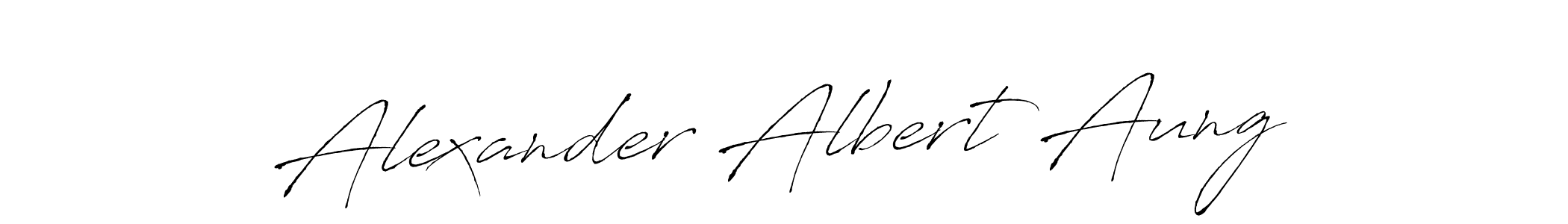 Make a beautiful signature design for name Alexander Albert Aung. Use this online signature maker to create a handwritten signature for free. Alexander Albert Aung signature style 6 images and pictures png