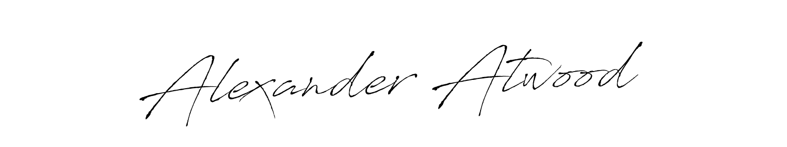 Design your own signature with our free online signature maker. With this signature software, you can create a handwritten (Antro_Vectra) signature for name Alexander Atwood. Alexander Atwood signature style 6 images and pictures png