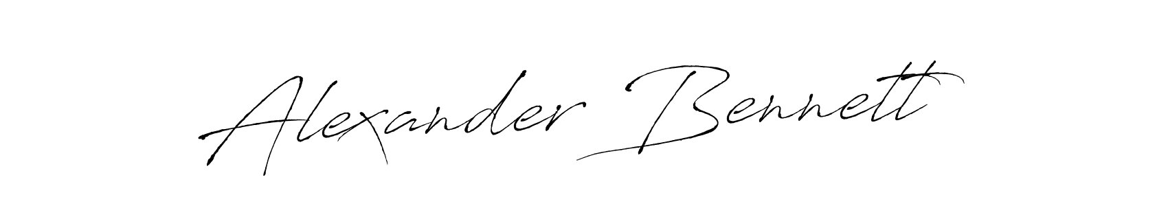 Create a beautiful signature design for name Alexander Bennett. With this signature (Antro_Vectra) fonts, you can make a handwritten signature for free. Alexander Bennett signature style 6 images and pictures png