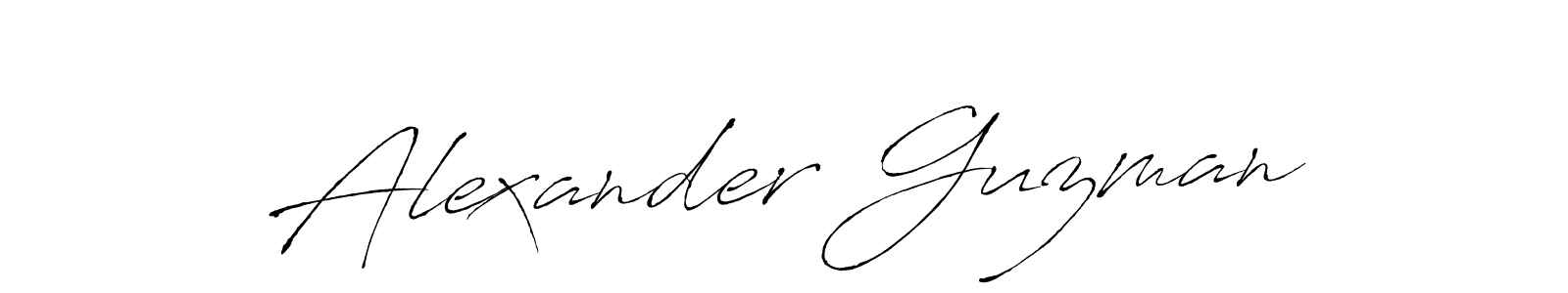 Create a beautiful signature design for name Alexander Guzman. With this signature (Antro_Vectra) fonts, you can make a handwritten signature for free. Alexander Guzman signature style 6 images and pictures png
