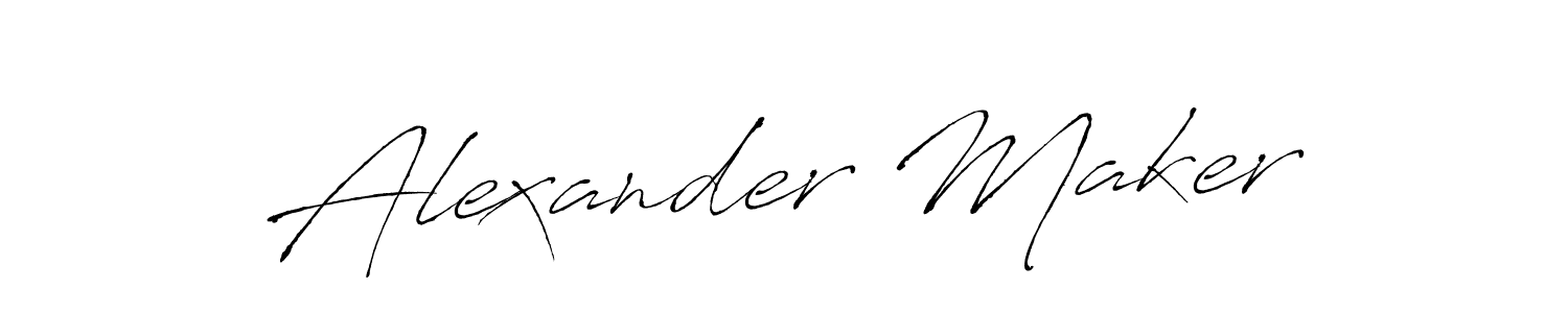 See photos of Alexander Maker official signature by Spectra . Check more albums & portfolios. Read reviews & check more about Antro_Vectra font. Alexander Maker signature style 6 images and pictures png