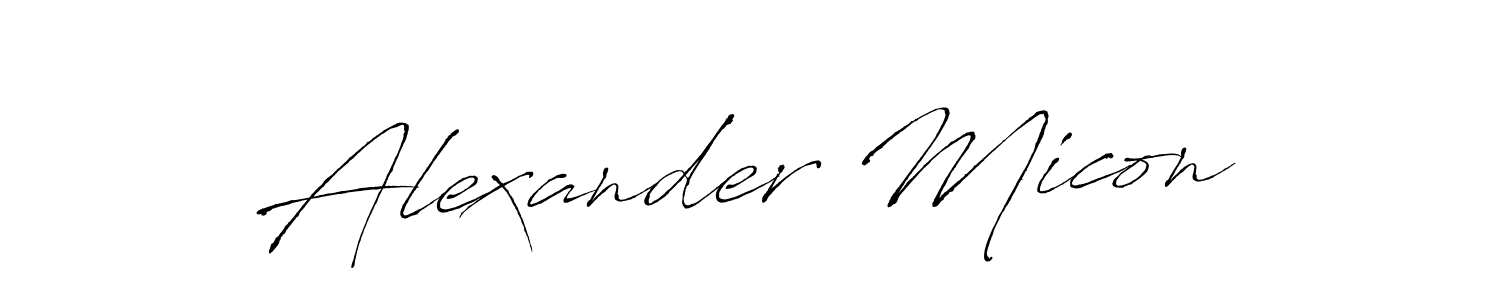 This is the best signature style for the Alexander Micon name. Also you like these signature font (Antro_Vectra). Mix name signature. Alexander Micon signature style 6 images and pictures png