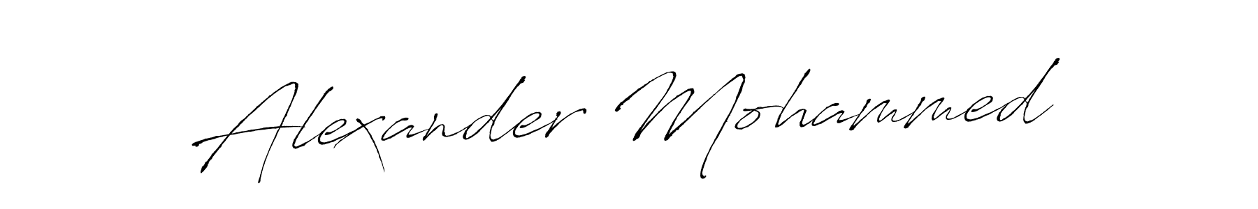 Also You can easily find your signature by using the search form. We will create Alexander Mohammed name handwritten signature images for you free of cost using Antro_Vectra sign style. Alexander Mohammed signature style 6 images and pictures png