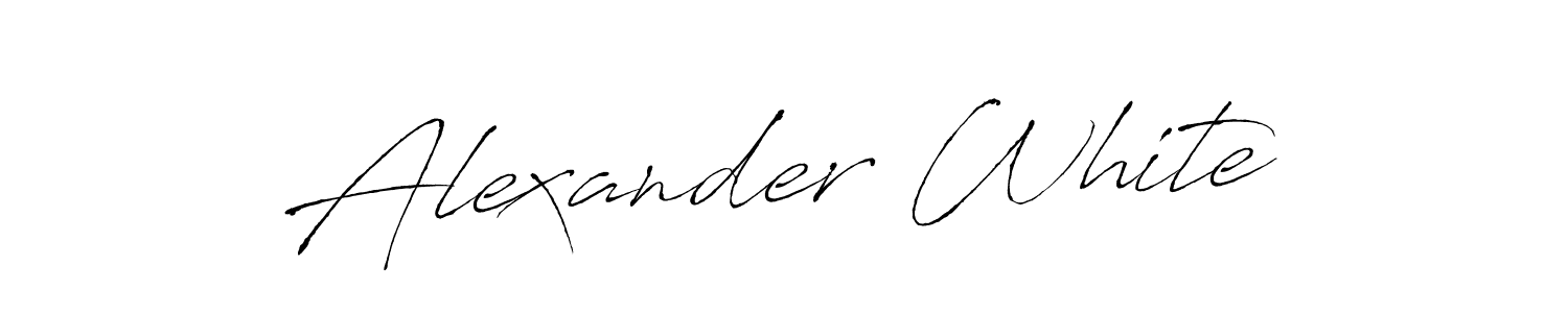 It looks lik you need a new signature style for name Alexander White. Design unique handwritten (Antro_Vectra) signature with our free signature maker in just a few clicks. Alexander White signature style 6 images and pictures png