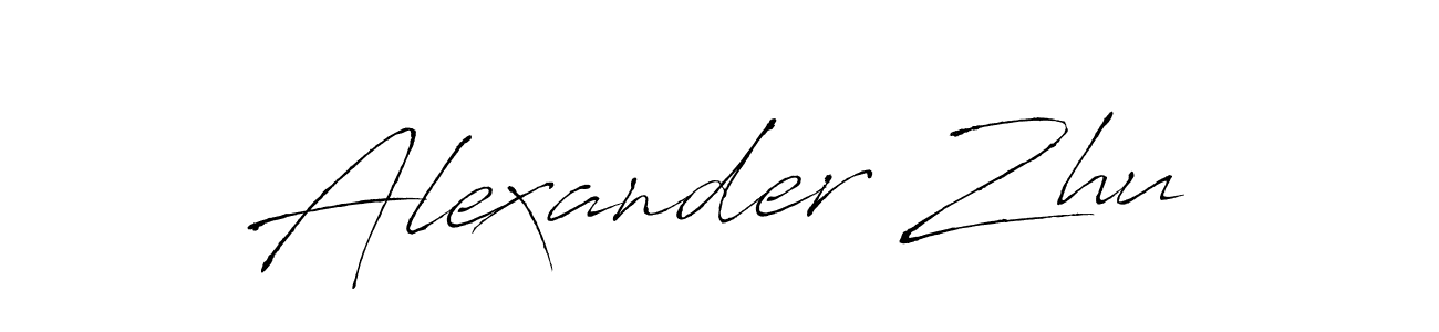 Make a beautiful signature design for name Alexander Zhu. Use this online signature maker to create a handwritten signature for free. Alexander Zhu signature style 6 images and pictures png