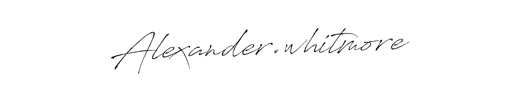 Create a beautiful signature design for name Alexander.whitmore. With this signature (Antro_Vectra) fonts, you can make a handwritten signature for free. Alexander.whitmore signature style 6 images and pictures png