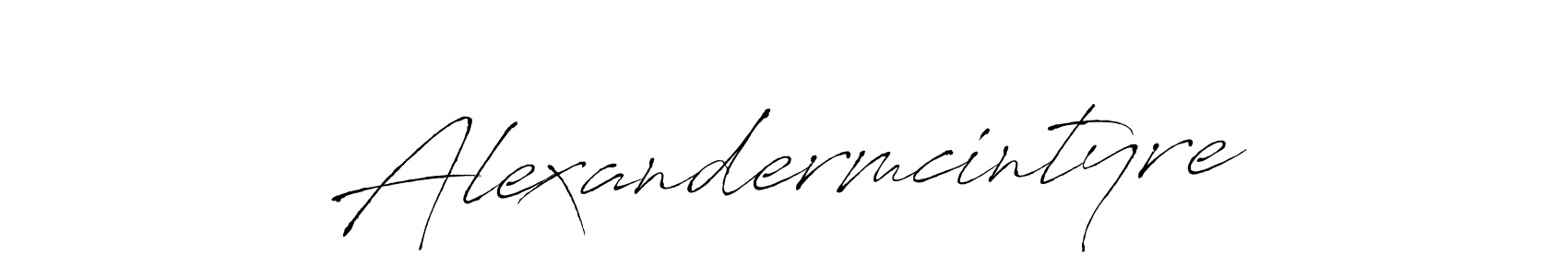 How to make Alexandermcintyre name signature. Use Antro_Vectra style for creating short signs online. This is the latest handwritten sign. Alexandermcintyre signature style 6 images and pictures png