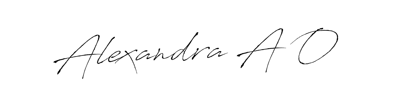 Make a beautiful signature design for name Alexandra A O. Use this online signature maker to create a handwritten signature for free. Alexandra A O signature style 6 images and pictures png