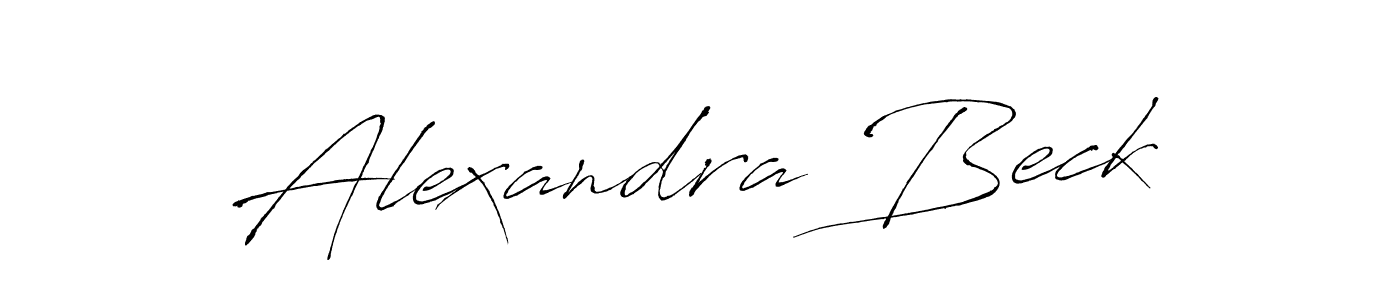 You should practise on your own different ways (Antro_Vectra) to write your name (Alexandra Beck) in signature. don't let someone else do it for you. Alexandra Beck signature style 6 images and pictures png