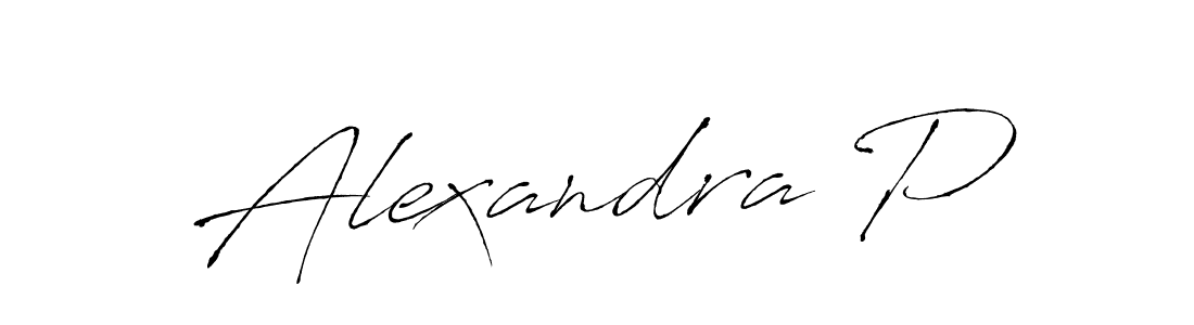 Also You can easily find your signature by using the search form. We will create Alexandra P name handwritten signature images for you free of cost using Antro_Vectra sign style. Alexandra P signature style 6 images and pictures png
