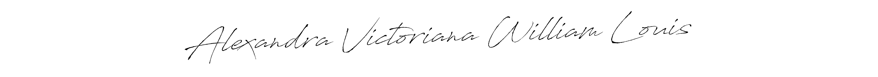 You can use this online signature creator to create a handwritten signature for the name Alexandra Victoriana William Louis. This is the best online autograph maker. Alexandra Victoriana William Louis signature style 6 images and pictures png